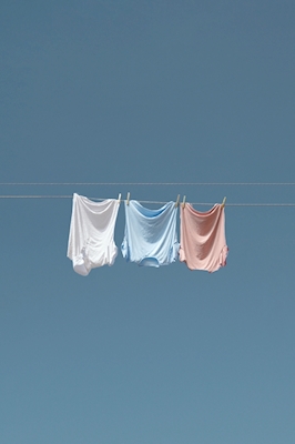 Laundry on a wire