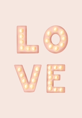 LOVE - light letters